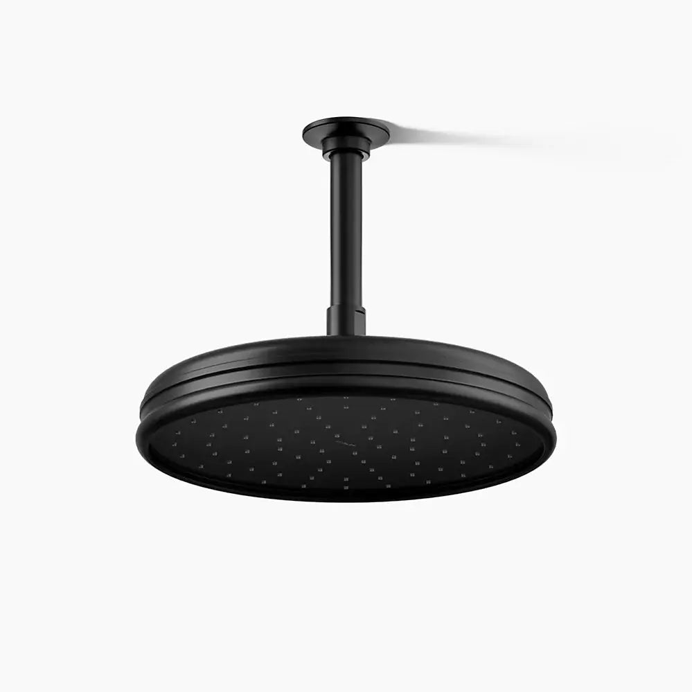 Kohler 10  Traditional Round Rain Showerhead 13693-BL - Plumbing Market