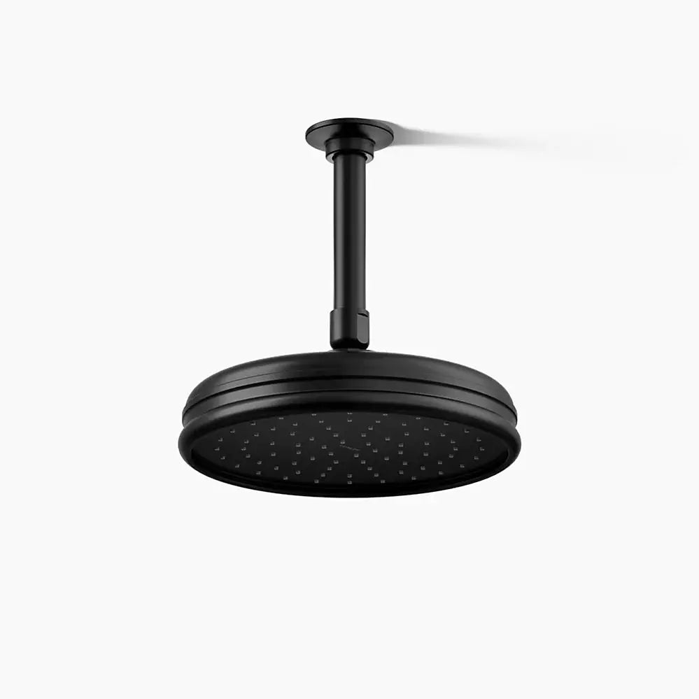 Kohler 8  Traditional Round Rain Showerhead 13692-BL - Plumbing Market