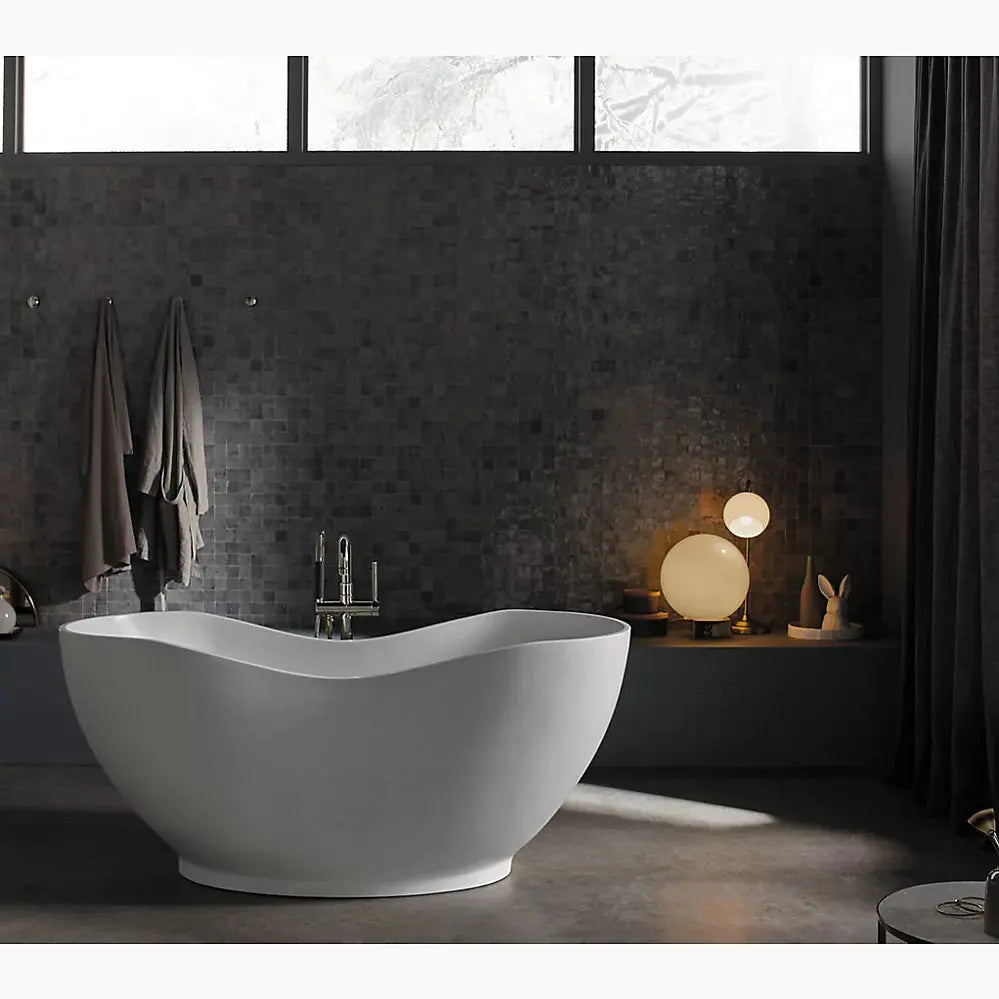 Kohler Abrazo 66" x 31-1/2" freestanding bath K-1800-HW1 - Plumbing Market