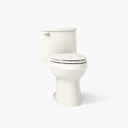 Kohler Adair Comfort Height One-piece elongated toilet, 1.28 gpf Biscuit - Plumbing Market