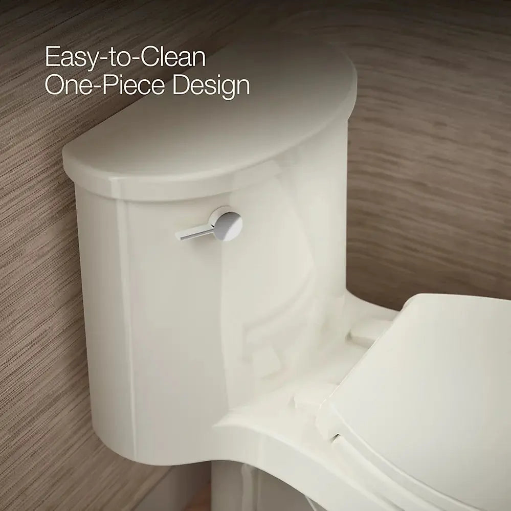 Kohler Adair Comfort Height One-piece elongated toilet, 1.28 gpf Biscuit - Plumbing Market