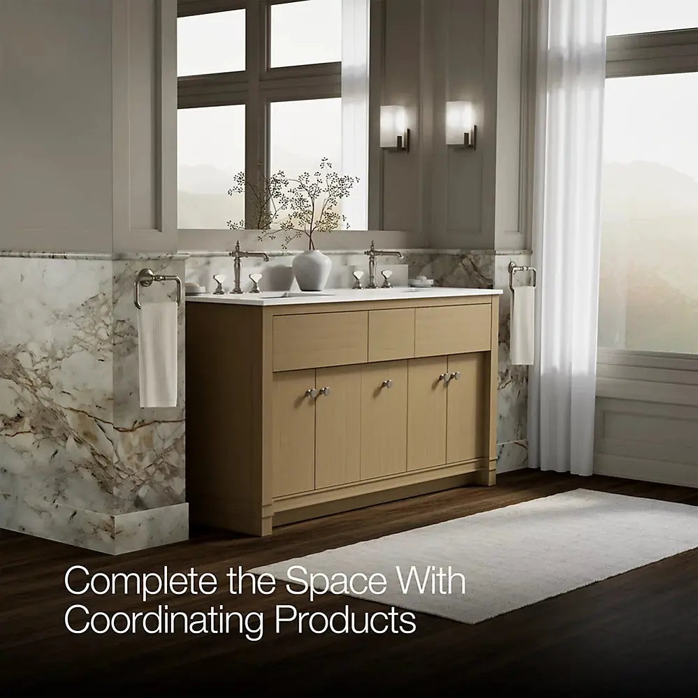 Kohler Alouette 60" Bathroom Vanity Cabinet with Sinks and Quartz Top - Plumbing Market