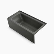 Kohler Archer 60" x 30" alcove Heated BubbleMassage air bath with Bask heated surface, right drain K-1947-GHRAW-58 - Plumbing Market