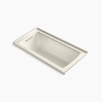 Kohler Archer 60" x 30" alcove Heated BubbleMassage air bath, left drain K-1947-GHLF-96 - Plumbing Market