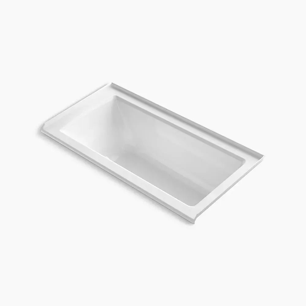 Kohler Archer 60" x 30" alcove Heated BubbleMassage air bath, right drain K-1947-GHRF-0 - Plumbing Market