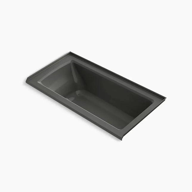 Kohler Archer 60" x 30" alcove Heated BubbleMassage air bath, right drain K-1947-GHRF-58 - Plumbing Market