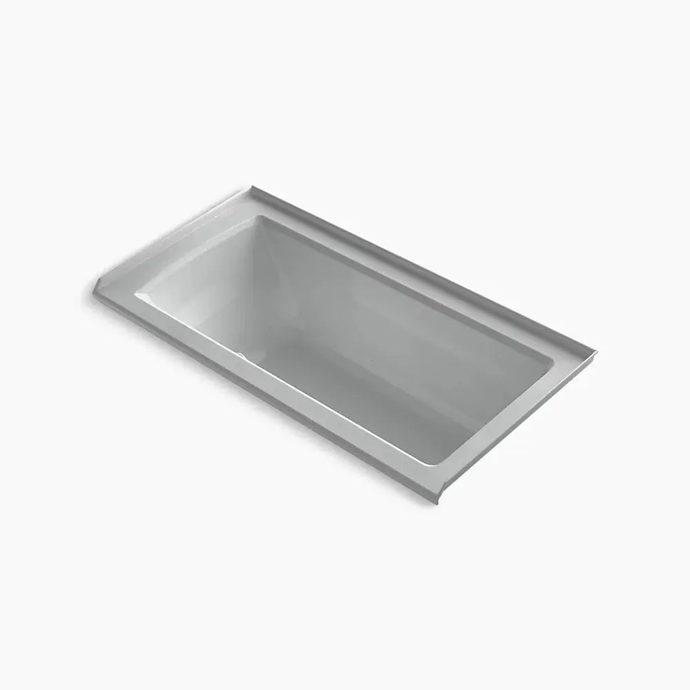 Kohler Archer 60" x 30" alcove Heated BubbleMassage air bath, right drain K-1947-GHRF-95 - Plumbing Market