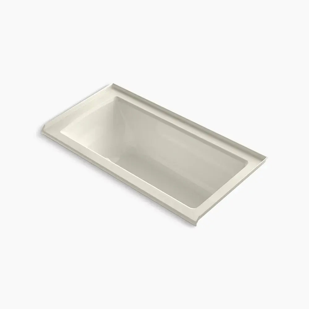 Kohler Archer 60" x 30" alcove Heated BubbleMassage air bath, right drain K-1947-GHRF-96 - Plumbing Market