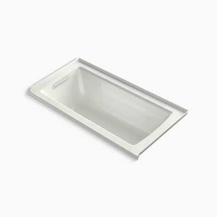 Kohler Archer 60" x 30" alcove bath with Bask heated surface, left drain K-1946-LW-NY - Plumbing Market