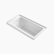 Kohler Archer 60" x 30" alcove bath with Bask heated surface, right drain K-1946-RW-0 - Plumbing Market
