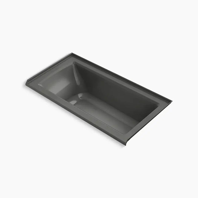 Kohler Archer 60" x 30" alcove bath with Bask heated surface, right drain K-1946-RW-58 - Plumbing Market