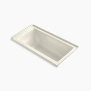 Kohler Archer 60" x 30" alcove bath with Bask heated surface, right drain K-1946-RW-96 - Plumbing Market
