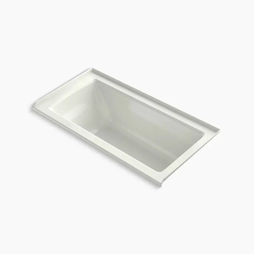 Kohler Archer 60" x 30" alcove bath with Bask heated surface, right drain K-1946-RW-NY - Plumbing Market