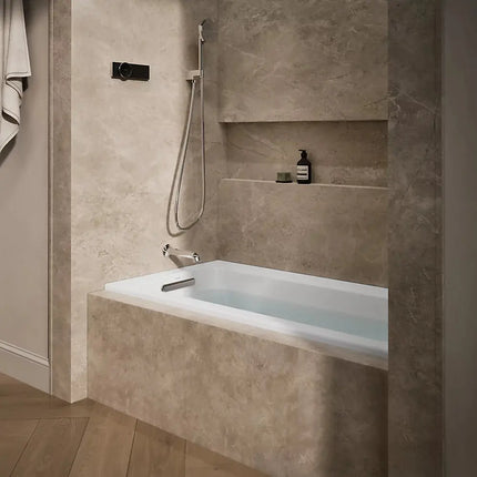 Kohler Archer 60" x 30" alcove bath, left drain K-1946-L-0 - Plumbing Market