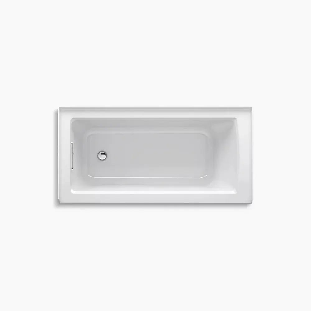Kohler Archer 60" x 30" alcove bath, left drain K-1946-L-95 - Plumbing Market