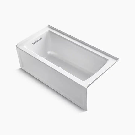 Kohler Archer 60" x 30" alcove bath, left drain K-1946-LA-0 - Plumbing Market
