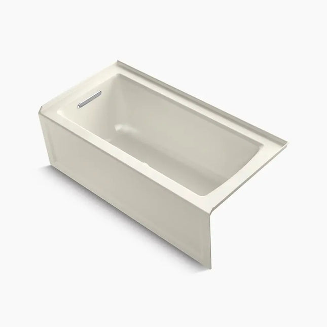 Kohler Archer 60" x 30" alcove bath, left drain K-1946-LA-96 - Plumbing Market