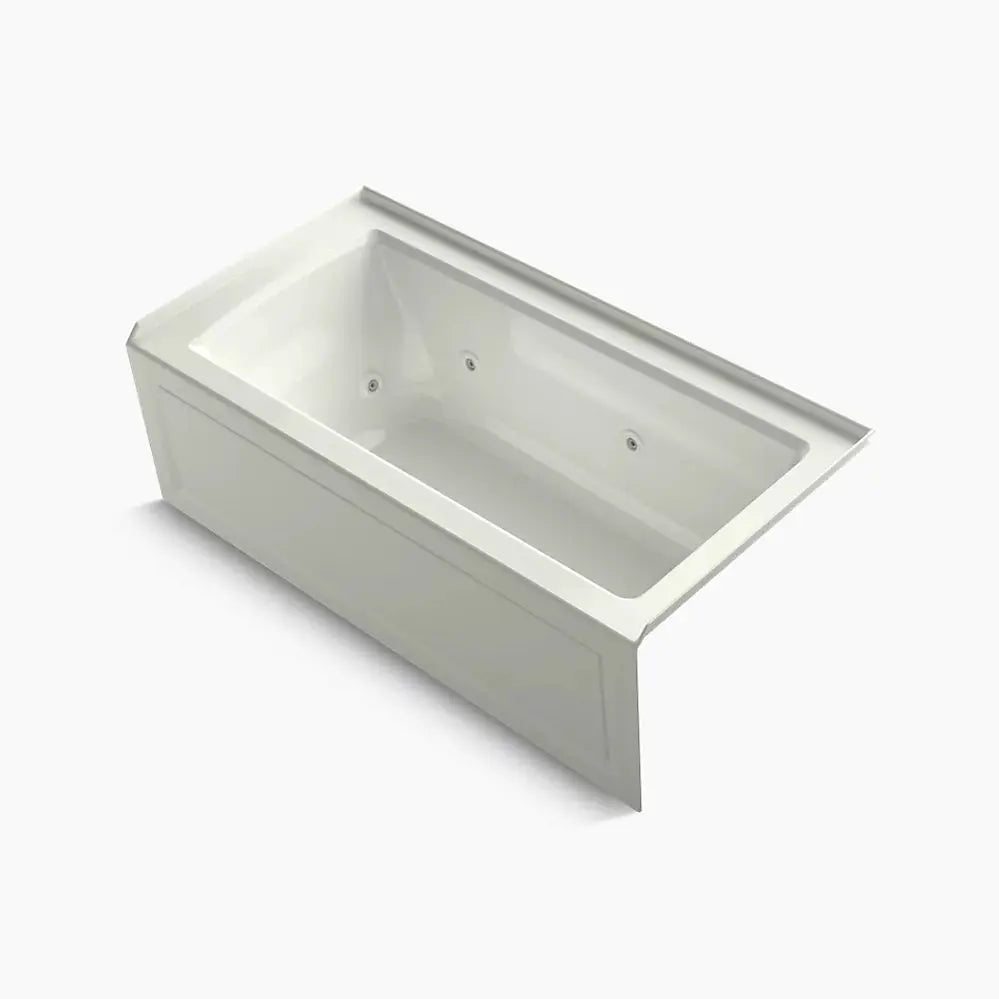 Kohler Archer 60" x 30" alcove heated whirlpool bath, right drain K-1947-HRA-NY - Plumbing Market