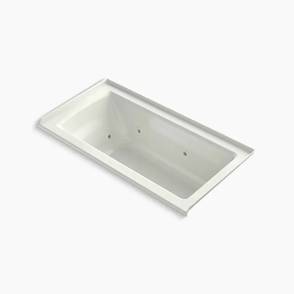 Kohler Archer 60" x 30" alcove heated whirlpool bath, right drain K-1947-RH-NY - Plumbing Market