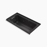 Kohler Archer 60" x 30" alcove whirlpool bath with Bask heated surface, left drain K-1947-LW-7 - Plumbing Market