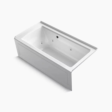 Kohler Archer 60" x 30" alcove whirlpool bath with Bask heated surface, right drain K-1947-RAW-0 - Plumbing Market