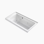 Kohler Archer 60" x 30" alcove whirlpool bath with Bask heated surface, right drain K-1947-RW-0 - Plumbing Market