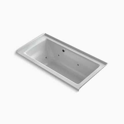 Kohler Archer 60" x 30" alcove whirlpool bath with Bask heated surface, right drain K-1947-RW-95 - Plumbing Market