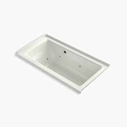 Kohler Archer 60" x 30" alcove whirlpool bath with Bask heated surface, right drain K-1947-RW-NY - Plumbing Market