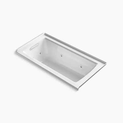 Kohler Archer 60" x 30" alcove whirlpool bath, left drain K-1947-L-0 - Plumbing Market