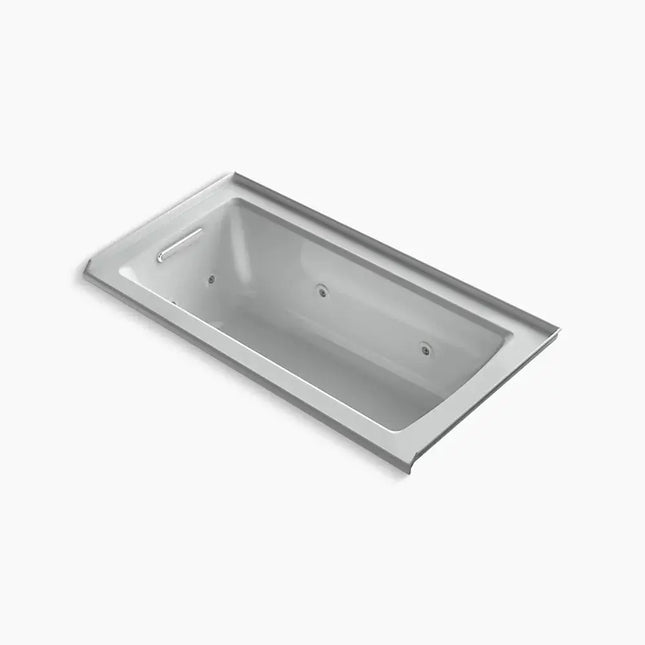 Kohler Archer 60" x 30" alcove whirlpool bath, left drain K-1947-L-95 - Plumbing Market