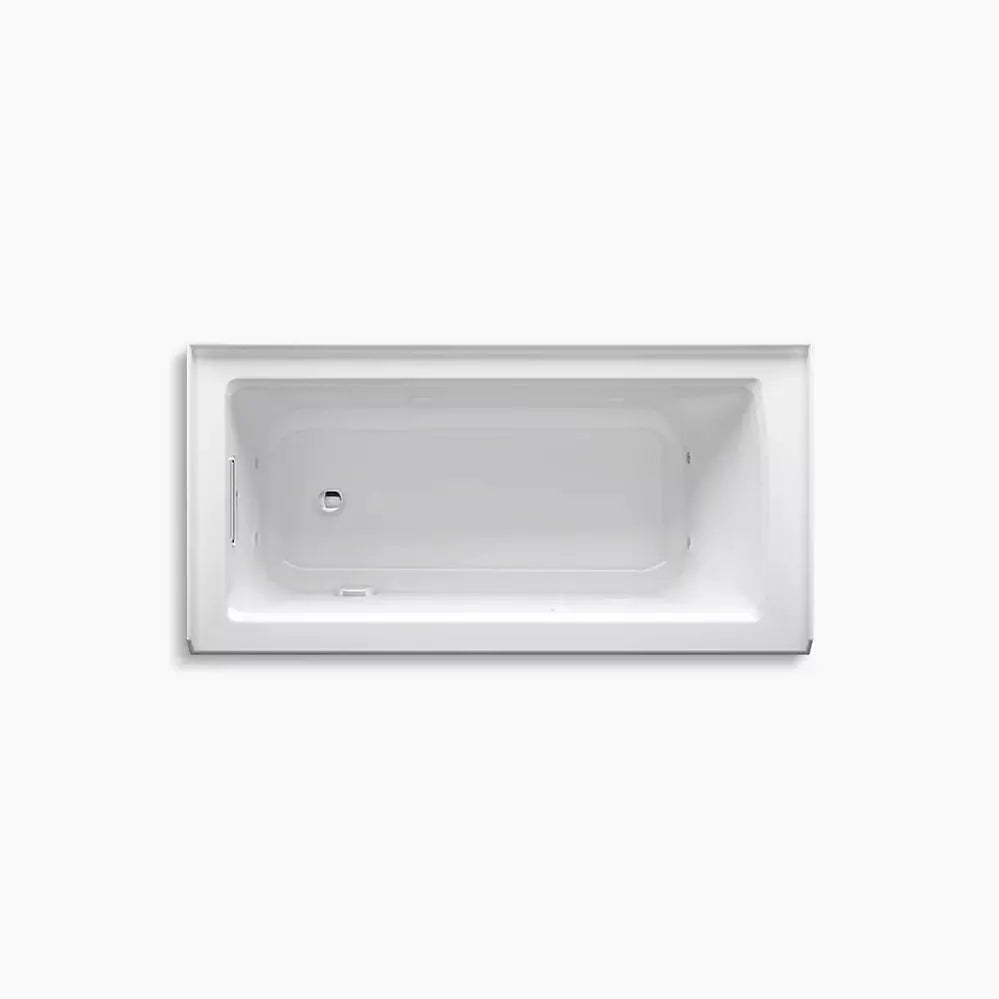Kohler Archer 60" x 30" alcove whirlpool bath, left drain K-1947-LA-96 - Plumbing Market