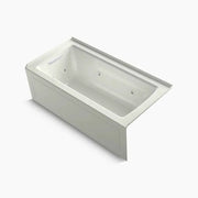 Kohler Archer 60" x 30" alcove whirlpool bath, left drain K-1947-LA-NY - Plumbing Market