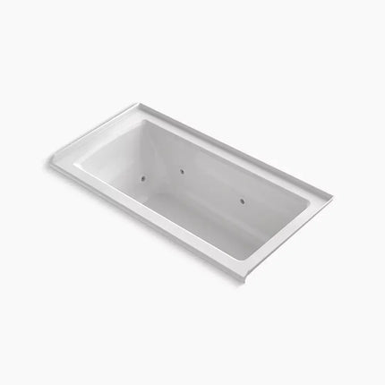 Kohler Archer 60" x 30" alcove whirlpool bath, right drain K-1947-R-0 - Plumbing Market
