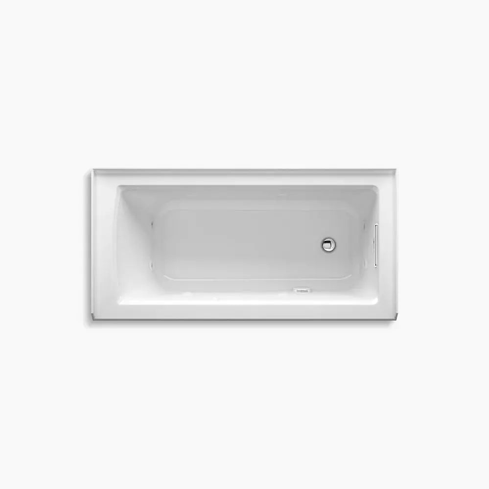 Kohler Archer 60" x 30" alcove whirlpool bath, right drain K-1947-R-95 - Plumbing Market