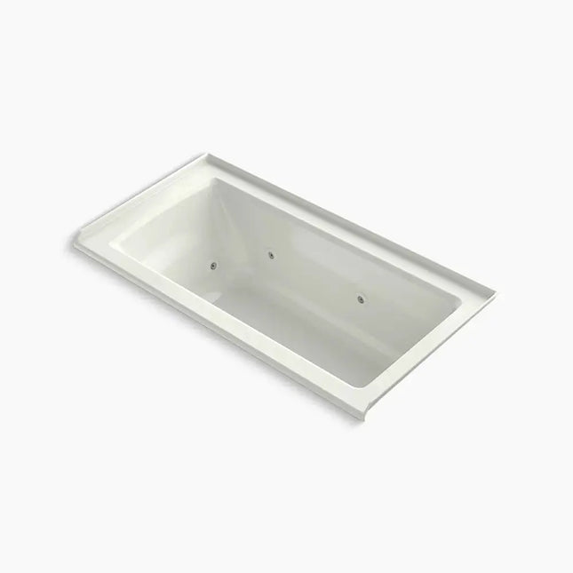 Kohler Archer 60" x 30" alcove whirlpool bath, right drain K-1947-R-NY - Plumbing Market