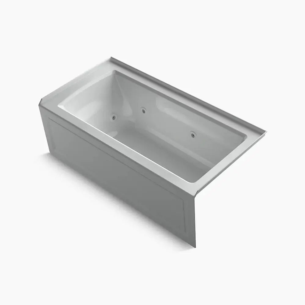 Kohler Archer 60" x 30" alcove whirlpool bath, right drain K-1947-RA-95 - Plumbing Market