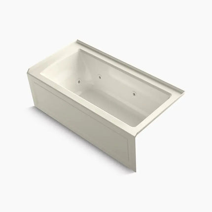 Kohler Archer 60" x 30" alcove whirlpool bath, right drain K-1947-RA-96 - Plumbing Market