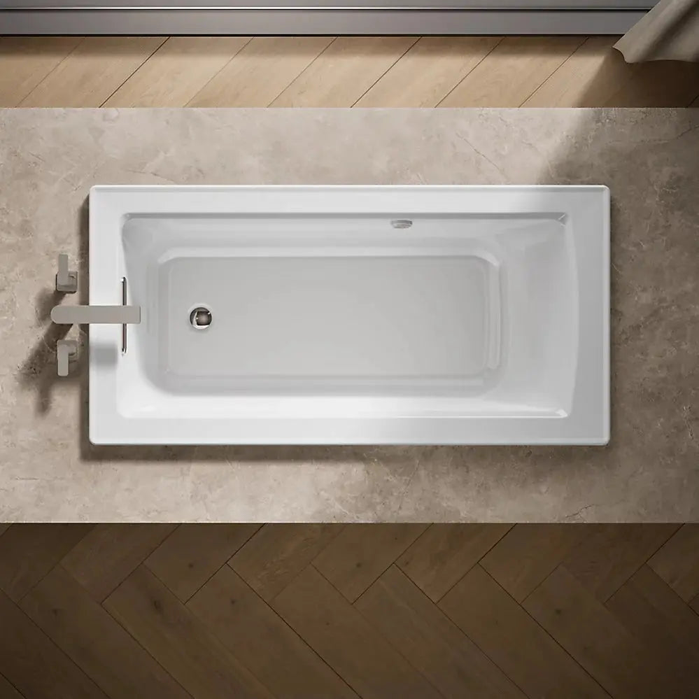 Kohler Archer 60" x 30" drop-in Heated BubbleMassage air bath White - Plumbing Market