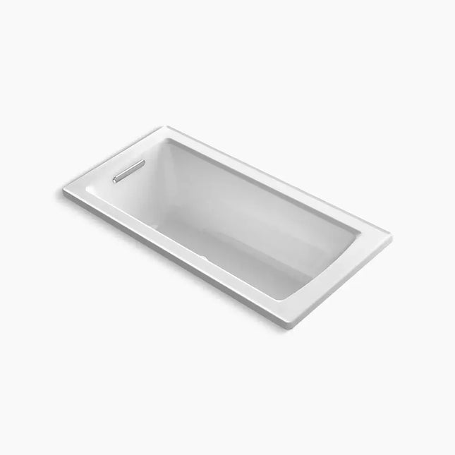 Kohler Archer 60" x 30" drop-in Heated BubbleMassage air bath with Bask heated surface K-1947-GHW-0 - Plumbing Market