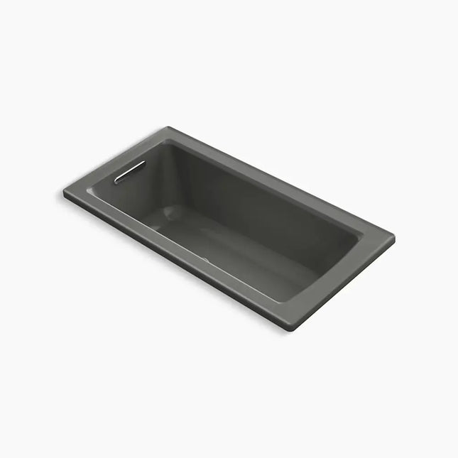 Kohler Archer 60" x 30" drop-in Heated BubbleMassage air bath with Bask heated surface K-1947-GHW-58 - Plumbing Market