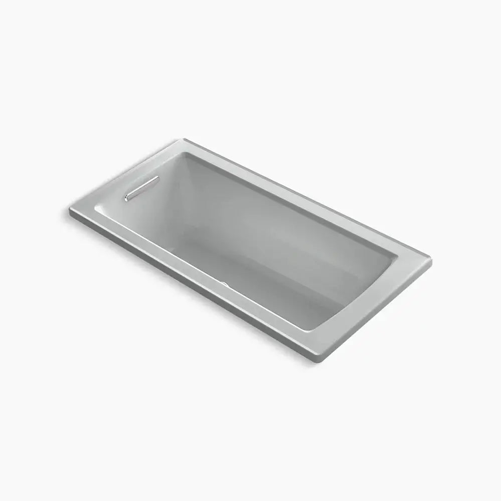 Kohler Archer 60" x 30" drop-in Heated BubbleMassage air bath with Bask heated surface K-1947-GHW-95 - Plumbing Market