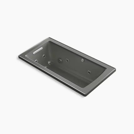 Kohler Archer 60" x 30" drop-in Heated BubbleMassage air bath with whirlpool K-1947-XHGH-58 - Plumbing Market