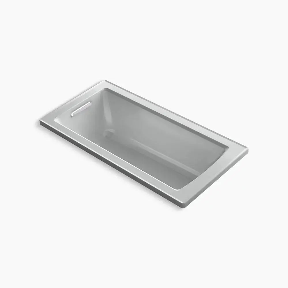 Kohler Archer 60" x 30" drop-in bath with Bask heated surface K-1946-W1-95 - Plumbing Market