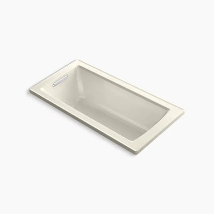 Kohler Archer 60" x 30" drop-in bath with Bask heated surface K-1946-W1-96 - Plumbing Market