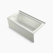 Kohler Archer 60" x 30" integral apron Heated BubbleMassage air bath with Bask heated surface and left-hand drain K-1947-GHLAW-NY - Plumbing Market