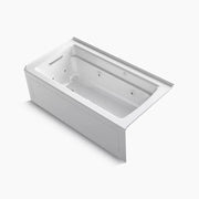 Kohler Archer 60" x 32" alcove Heated BubbleMassage air bath and whirlpool, left drain K-1122-XGHLA-0 - Plumbing Market