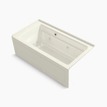 Kohler Archer 60" x 32" alcove Heated BubbleMassage air bath and whirlpool, right drain K-1122-XGHRA-96 - Plumbing Market