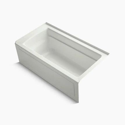 Kohler Archer 60" x 32" alcove Heated BubbleMassage air bath with Bask heated surface, right drain K-1122-GHRAW-NY - Plumbing Market