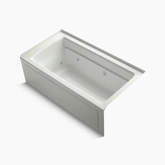 Kohler Archer 60" x 32" alcove heated whirlpool bath, right drain K-1122-HR-NY - Plumbing Market