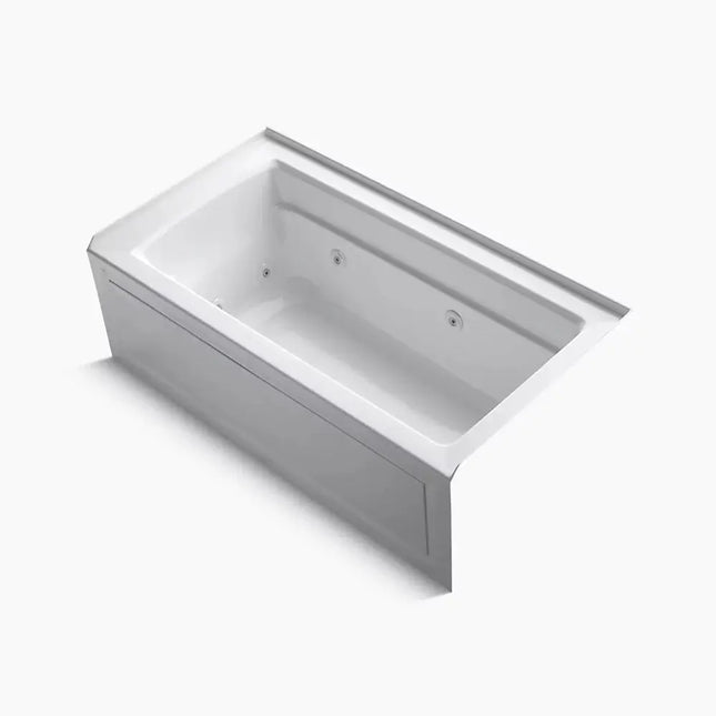 Kohler Archer 60" x 32" alcove whirlpool bath right drain K-1122-RA-0 - Plumbing Market